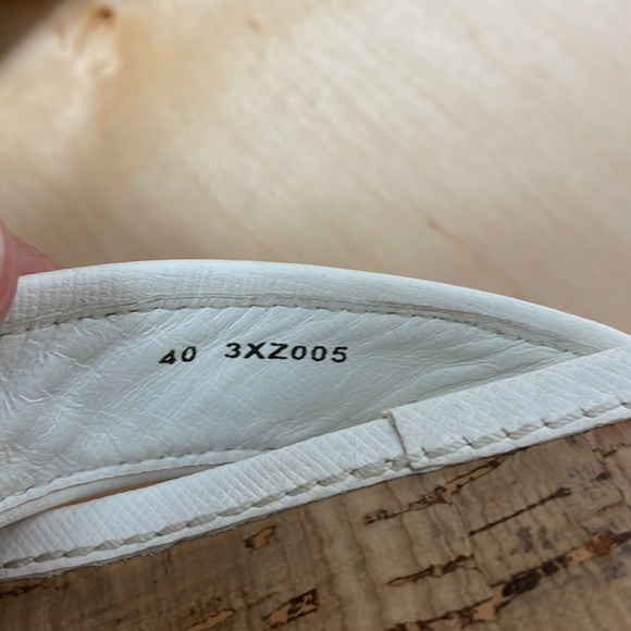 Leather Cork Platform Wedges - Picture 6 of 6